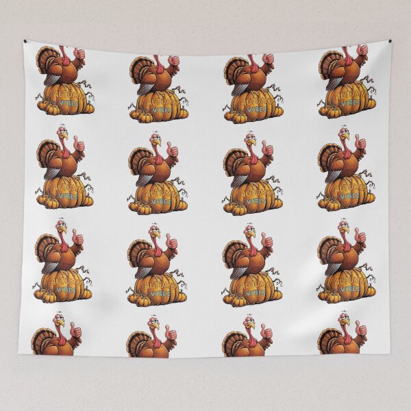 Item preview,  Funny Thanksgiving Turkey , Green Vegetarian  Food Pumpkin designed and sold by KolorellaS.