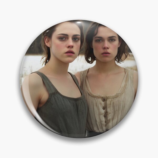 Item preview, Gothic style art of two beautiful women standing in a corn field after Bougereau designed and sold by Vintage Designs +.