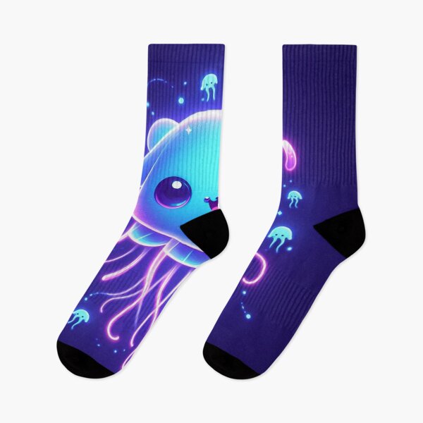 Item preview, Neon Jellyfish Joy designed and sold by TeslaSt0re.