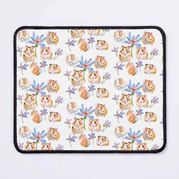 Item preview, Hamster Love : Blue Flowers designed and sold by critter-cuddle.