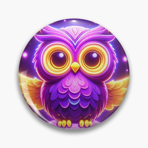Item preview, Neon Owl Night designed and sold by TeslaSt0re.