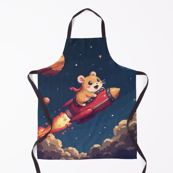 Item preview, Pixel Hamster in Galactic Flight designed and sold by NaturePixel.