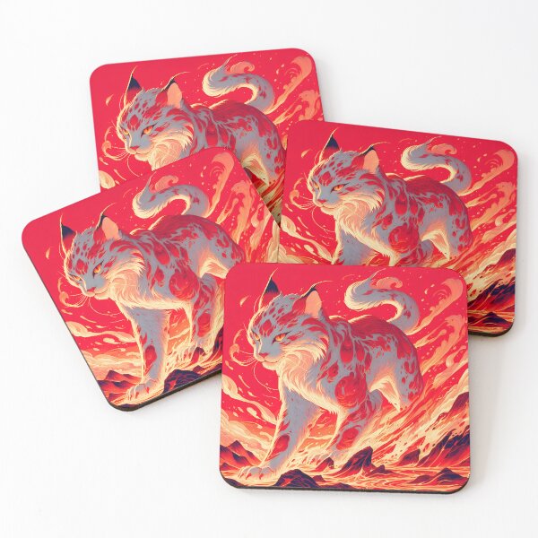 Item preview, Lava Fire Lynx, Ai Generated Art  designed and sold by ACC .