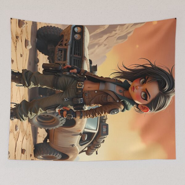 Item preview, A warrior girl from the wasteland designed and sold by Sopilka.