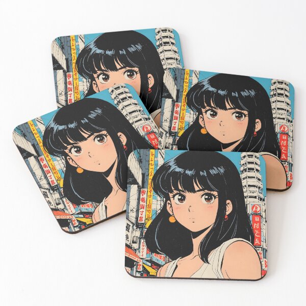 Item preview, Bangkok Thailand Cute Retro Anime Girl 80s Vintage Travel designed and sold by Retro-Anime9.