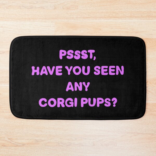 Artikelvorschau, Pssst: Haben Sie Corgi-Welpen gesehen? entworfen und verkauft von DrawsCutePaws.
