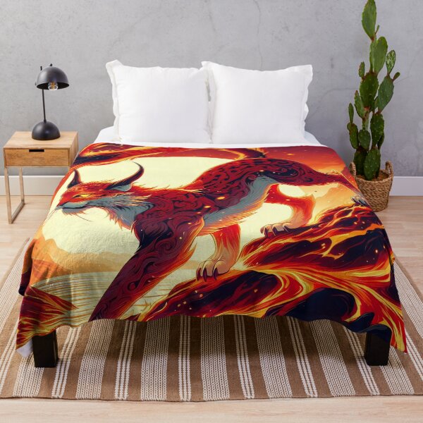Item preview, Lava Fire Lynx, Ai Generated Art designed and sold by ACC .