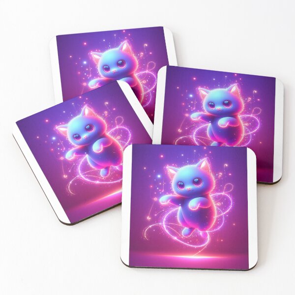 Item preview, Neon Kitty Twinkle designed and sold by TeslaSt0re.