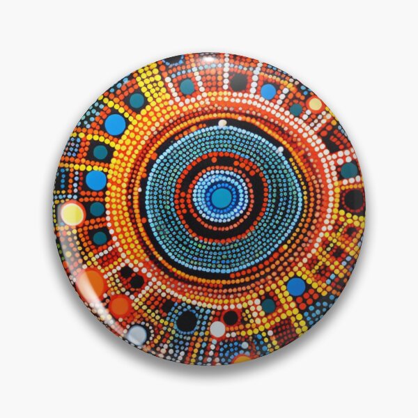 Item preview, Aboriginal Inspired Dot Art - Epicentr designed and sold by GrinGalore.