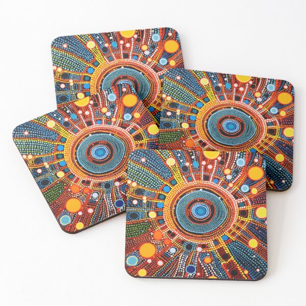 Item preview, Aboriginal Inspired Dot Art - Epicentr designed and sold by GrinGalore.