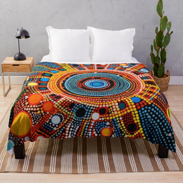 Item preview, Aboriginal Inspired Dot Art - Epicentr designed and sold by GrinGalore.
