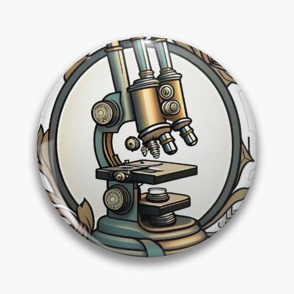 Item preview, Microscope Sticker designed and sold by Biologynotes.