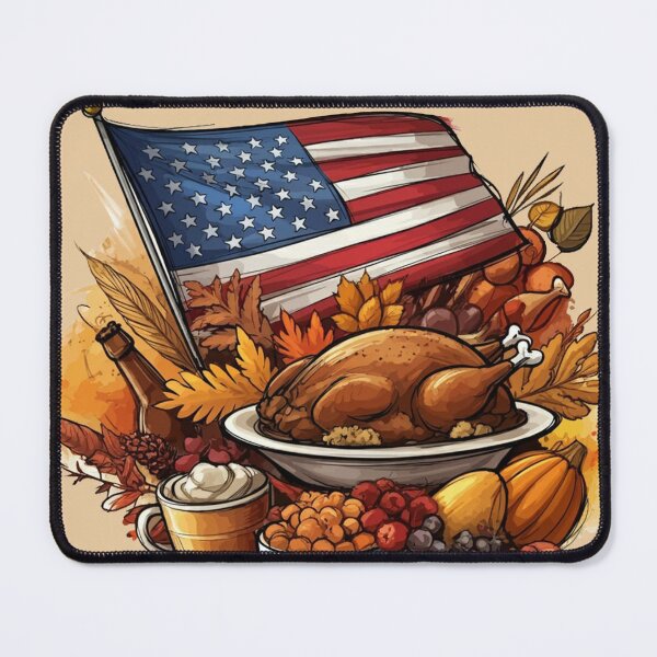 Item preview, Patriotic Thanksgiving USA designed and sold by BlackCoralArt.