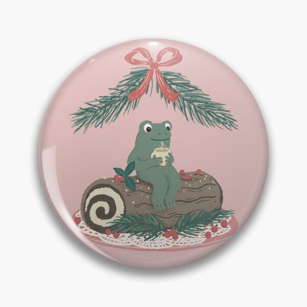 Item preview, Frog on a Log with a Nog designed and sold by littleclyde.