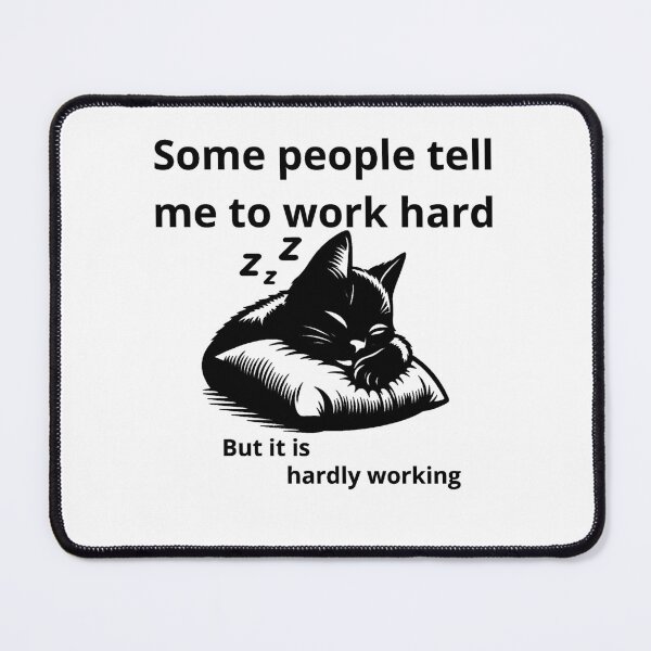 Item preview, Sleepy Cat's don't want to do something designed and sold by LimitedTurtles.