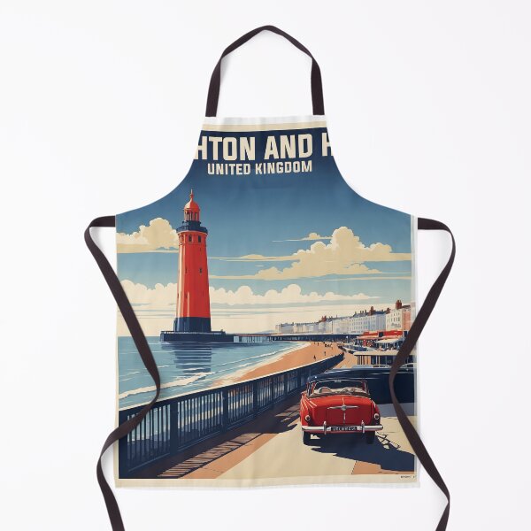 Item preview, Brighton and Hove United Kingdom Vintage Travel Tourism designed and sold by TravelersGems.