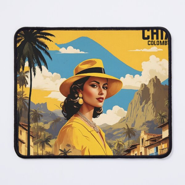 Item preview, Chia Colombia Retro Vintage Poster Tourism  designed and sold by TravelersGems.