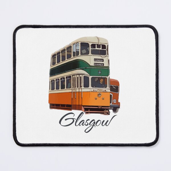 Artikelvorschau, Oldtimerbus aus Glasgow entworfen und verkauft von Simply The West Prints.
