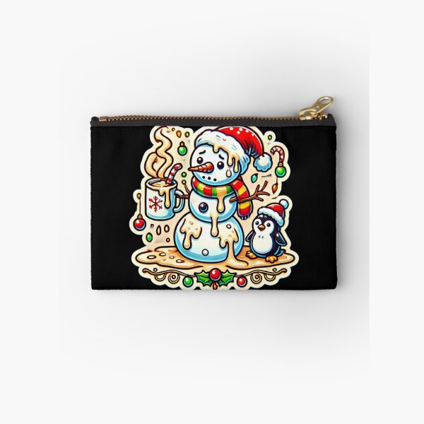 Item preview, Melting Snowman and Penguin Christmas Cheer. designed and sold by Linework Studio.