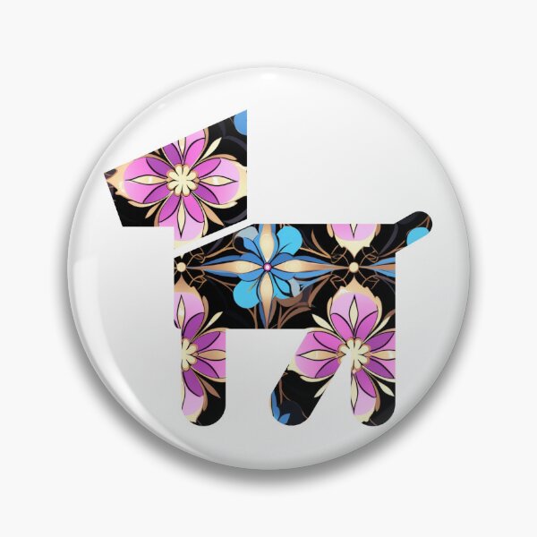 Item preview, Geometric Motif Love Friendship Attachment Dog designed and sold by G-M-Designs.