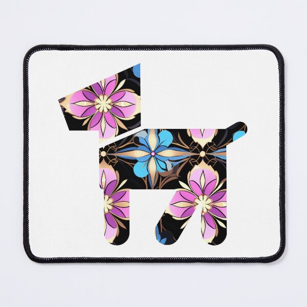 Item preview, Geometric Motif Love Friendship Attachment Dog designed and sold by G-M-Designs.