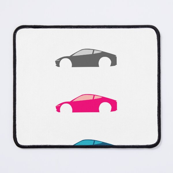 Item preview, (5 pack) Cyber Cab / Robo taxi silhouettes - tech | minimalist | tesla Stickers designed and sold by PoshPixel.