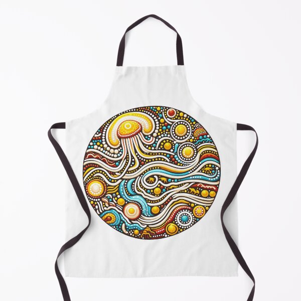Item preview, Cute Orange Jellyfish by heidiannemorris © designed and sold by FOLK ART FUSION.