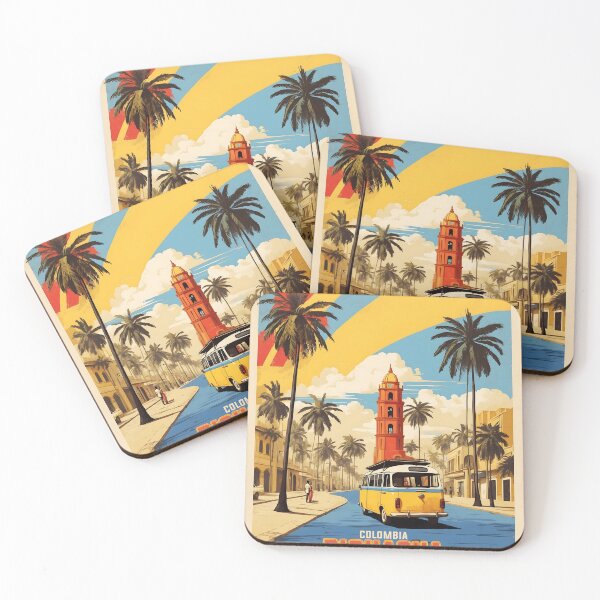 Item preview, Riohacha Colombia Retro Vintage Poster Tourism designed and sold by TravelersGems.