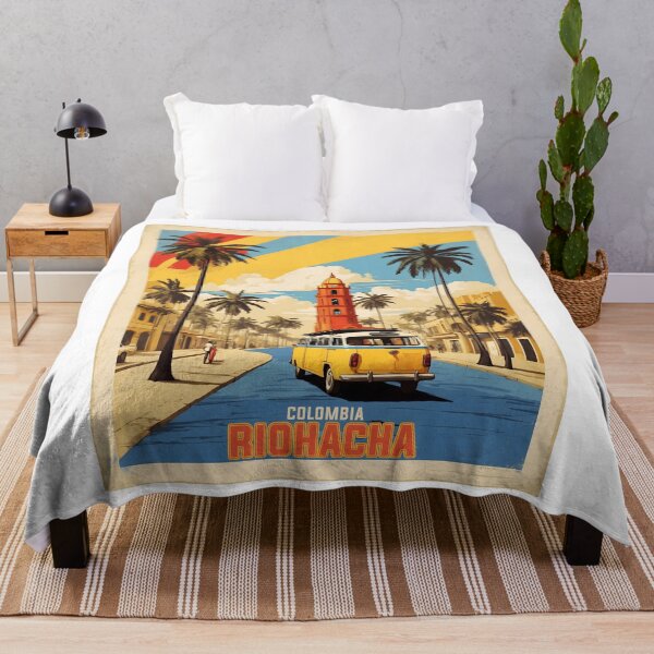 Item preview, Riohacha Colombia Retro Vintage Poster Tourism designed and sold by TravelersGems.