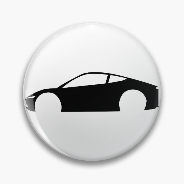 Item preview, Black Cyber Cab / Robo taxi - tech | minimalist | tesla Stickers designed and sold by PoshPixel.