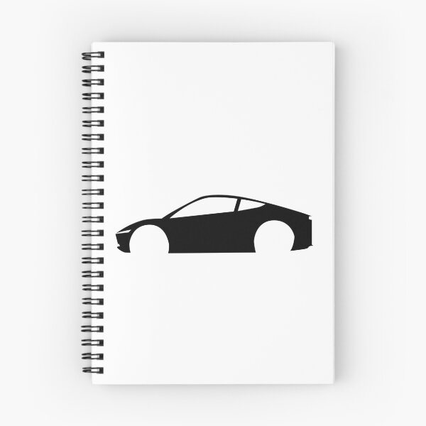 Item preview, Black Cyber Cab / Robo taxi - tech | minimalist | tesla Stickers designed and sold by PoshPixel.