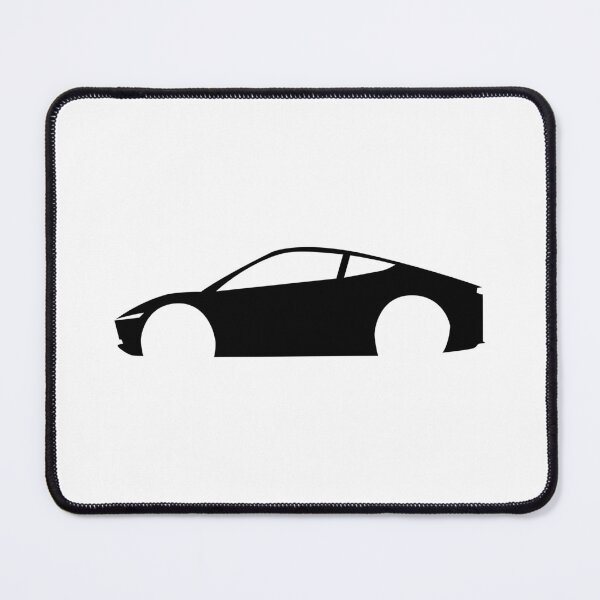 Item preview, Black Cyber Cab / Robo taxi - tech | minimalist | tesla Stickers designed and sold by PoshPixel.
