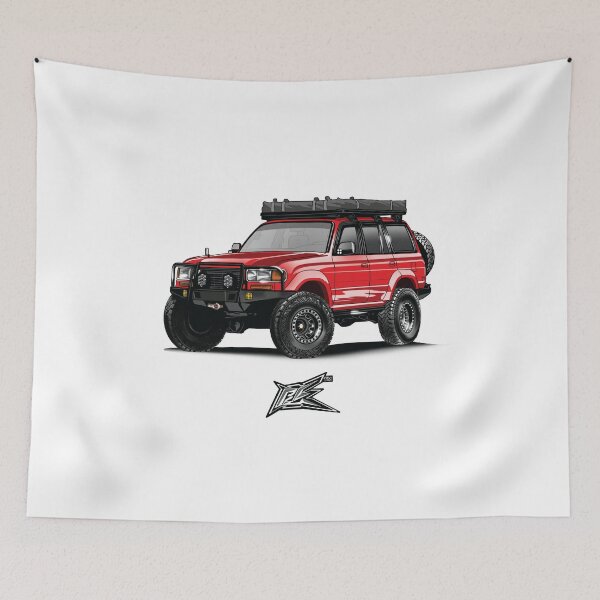 Item preview, land cruiser j80 red designed and sold by NaquashM.