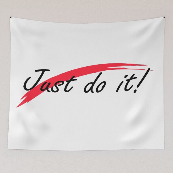 Item preview, Just do it! with red line designed and sold by carlotoffolo.