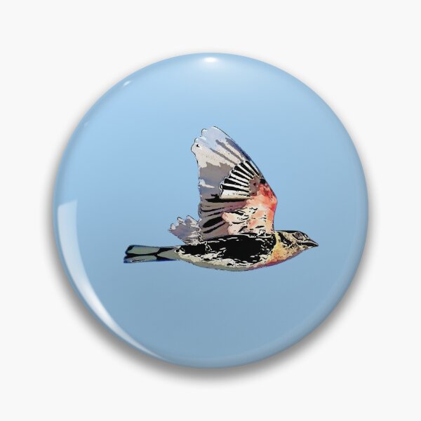 Item preview, Rose-breasted Grosbeak Black Alternate Design  designed and sold by designsasstultd.