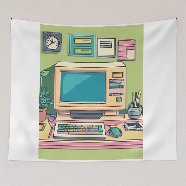 Item preview, Retro Computing Nostalgia – 90s Vintage Computer Art designed and sold by DigitalLegends1.