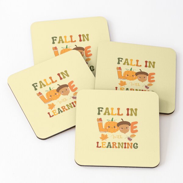 Item preview, Fall Autumn season Fall In Love With Learning  designed and sold by Benchamart.