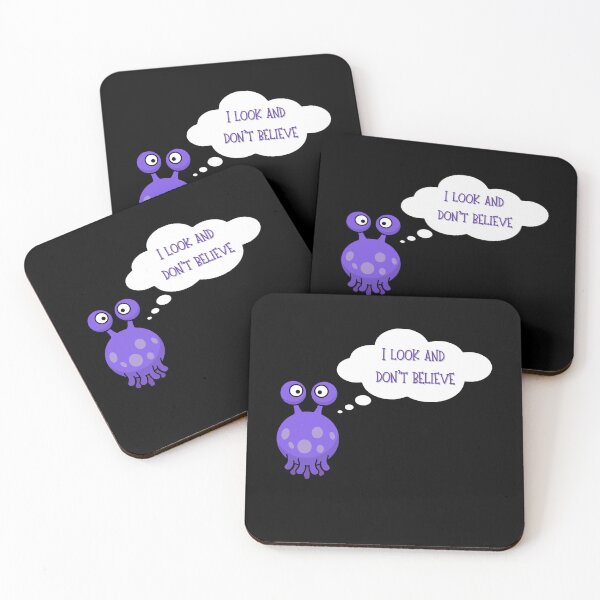 Item preview, I look and don`t believe. Funny gift for friends. designed and sold by Krzysztof Siwek.