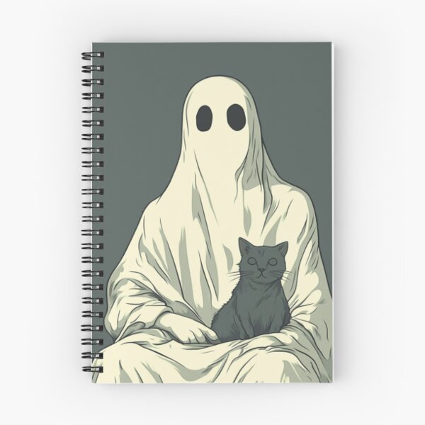 Item preview, Ghost with a Cat designed and sold by GosikArt.