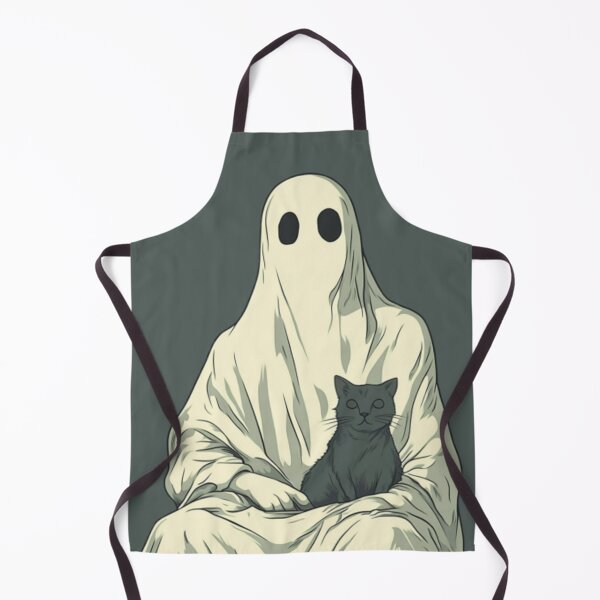Item preview, Ghost with a Cat designed and sold by GosikArt.
