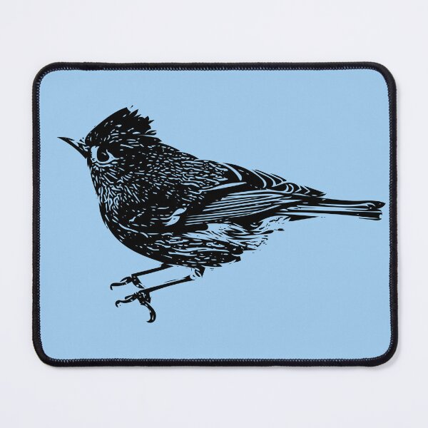 Item preview, Ruby-crowned Kinglet Black Design designed and sold by designsasstultd.