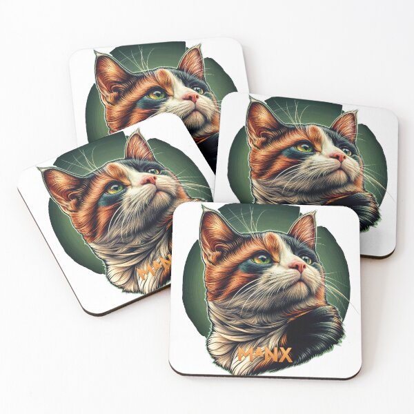 Item preview, Poster Prints T-Shirt Design - Cat Breeds: MANX designed and sold by ForeverPrintsOK.
