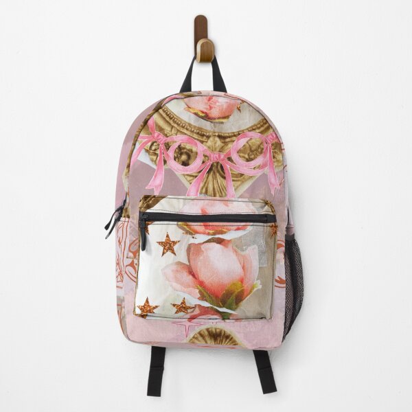 Item preview, Pink Vintage Flowers - Golden Frame designed and sold by bowsbotanicals.