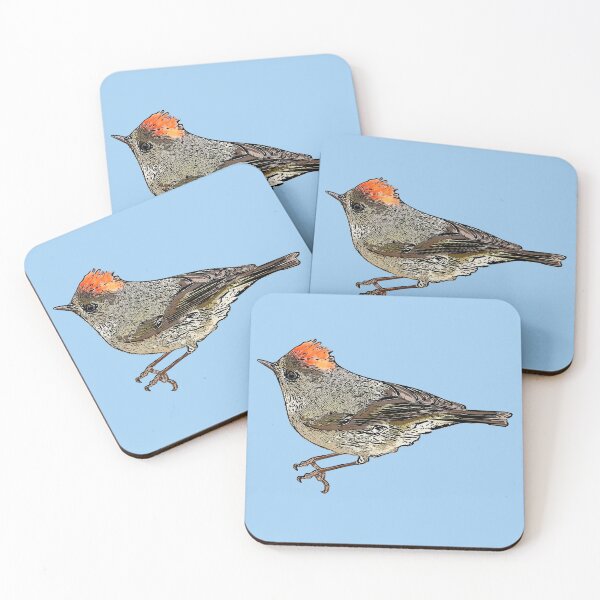 Item preview, Ruby-crowned Kinglet Black Alternate Design  designed and sold by designsasstultd.