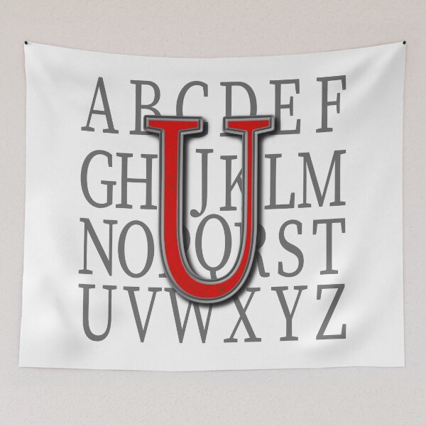 Item preview, Monogram U Design: stony designed and sold by leobrix.