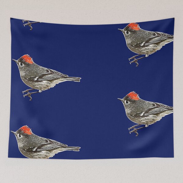 Item preview, Ruby-crowned Kinglet White Alternate Design  designed and sold by designsasstultd.
