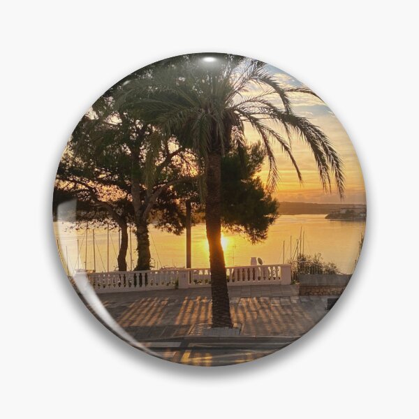 Item preview, Menorca Palm Trees Sunrise designed and sold by Violaman.