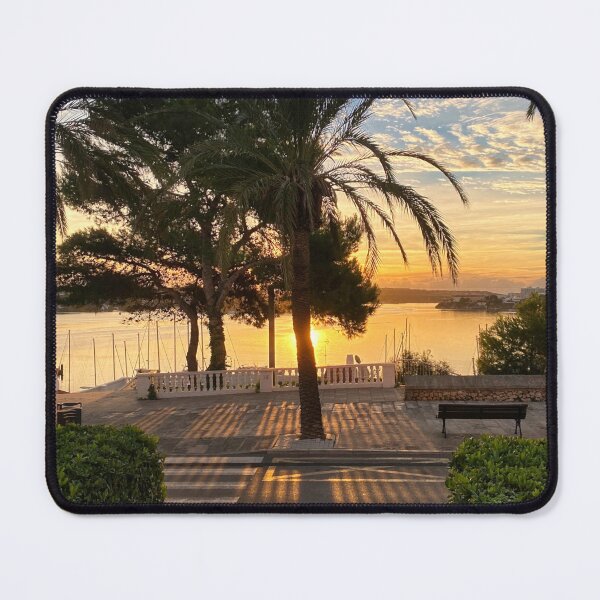 Item preview, Menorca Palm Trees Sunrise designed and sold by Violaman.