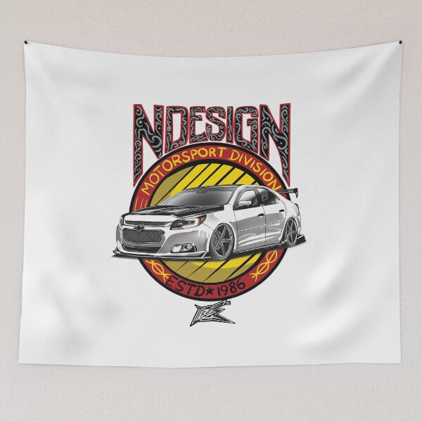 Item preview, chevy malibu lowered sedan white  designed and sold by NaquashM.