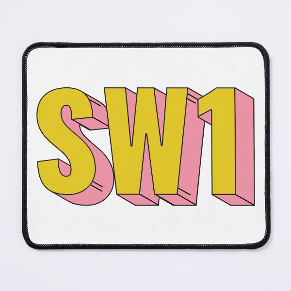Item preview, SW1 London Postcode Typography Gift designed and sold by eccrafted.